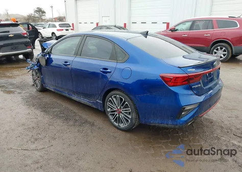 2021 Kia Forte Gt Manual из США, поврежденный, VIN 3KPF44AC6ME397841